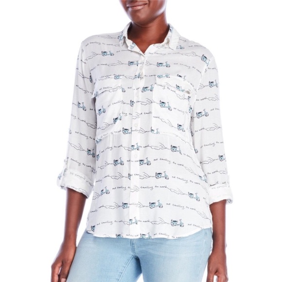 Nanette Lepore Tops - 3/$25 Nanette Lepore Out Travelling Button Down